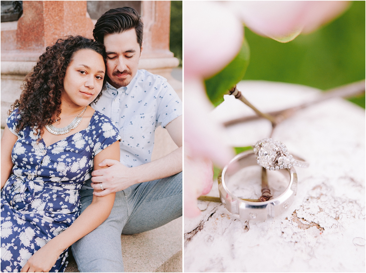 Pattengale Photography StLouis TowerGrove Park Romantic Springtime Engagement Session ChandraJackson 0010