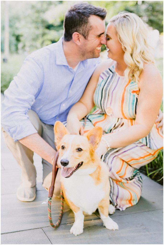 Downtown St Louis Engagement with Corgi Puppy by Pattengale