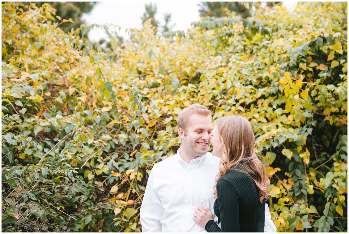 Romantic Fall engagement session for Julie & Brendan at Tower Grove Park in St Louis, Missouri