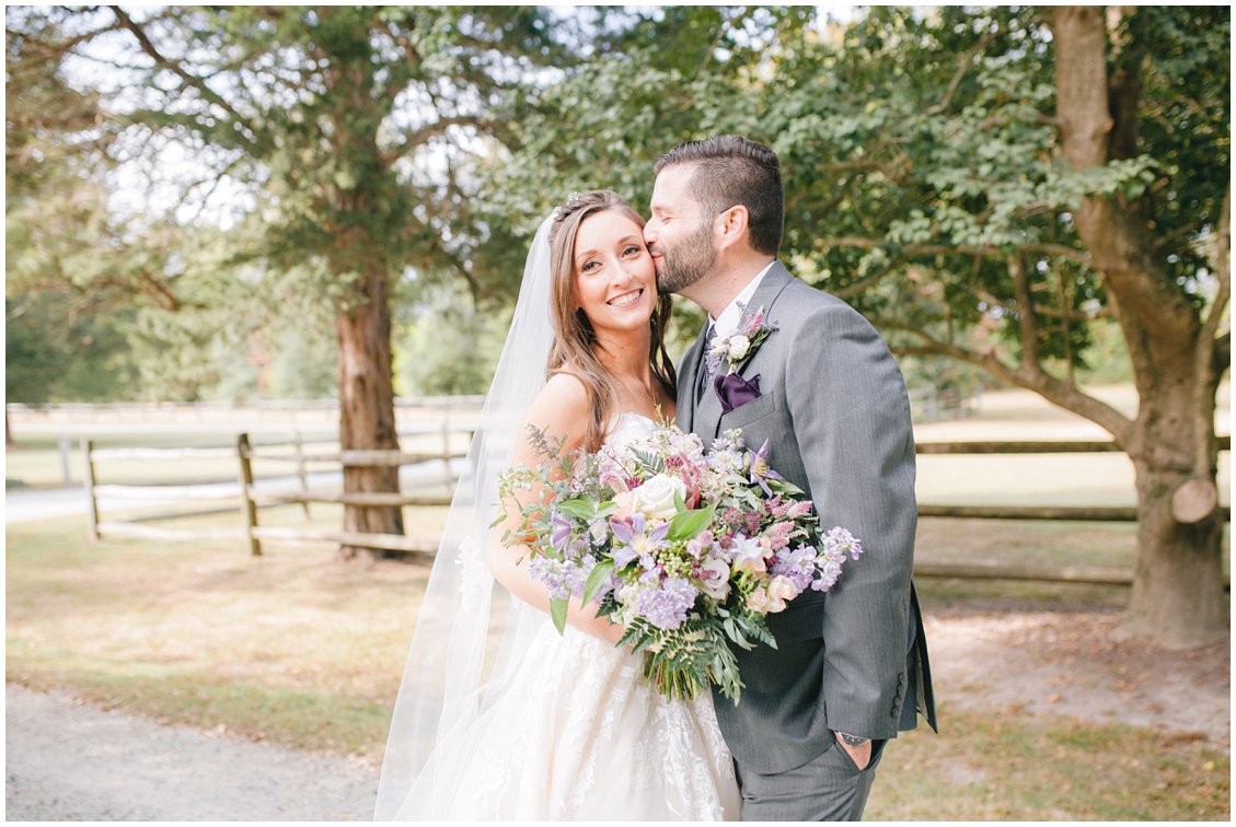 Elegant & intimate outdoor wedding at Seven Springs Farm & Manor Richmond VA captured by Tara & Stephen of Pattengale Photography