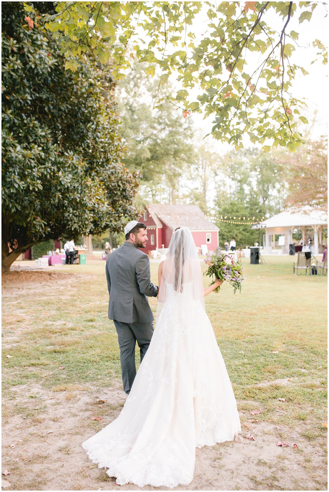 Intimate outdoor wedding at Seven Springs Farm & Manor by Tara & Stephen of Pattengale Photography