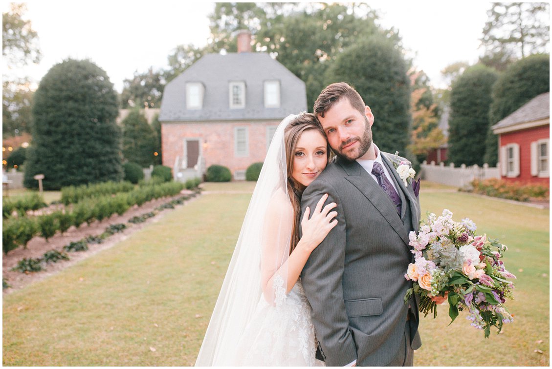 Romantic small outdoor wedding at Seven Springs Farm & Manor by Tara & Stephen of Pattengale Photography