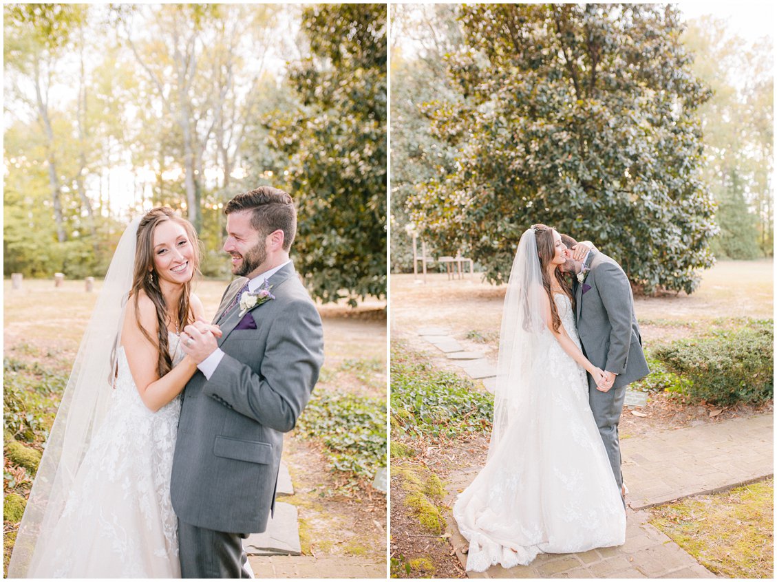 Untraditional small outdoor wedding at Seven Springs Farm & Manor by Tara & Stephen of Pattengale Photography