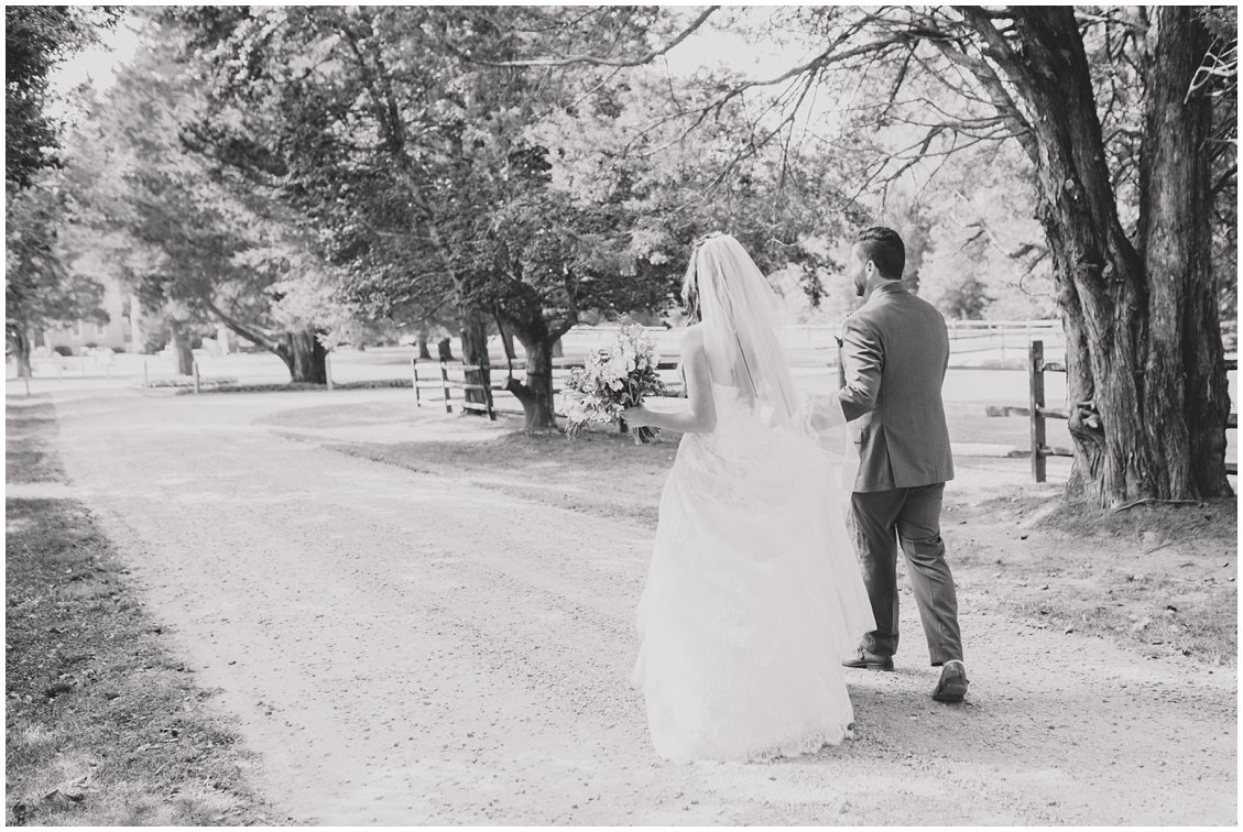 Elegant rustic outdoor wedding at Seven Springs Farm & Manor in Richmond Virginia captured by Pattengale Photography