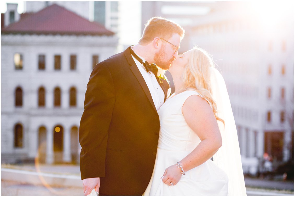 An elegant intimate winter wedding by Tara & Stephen of Pattengale Photography in downtown Richmond Virginia