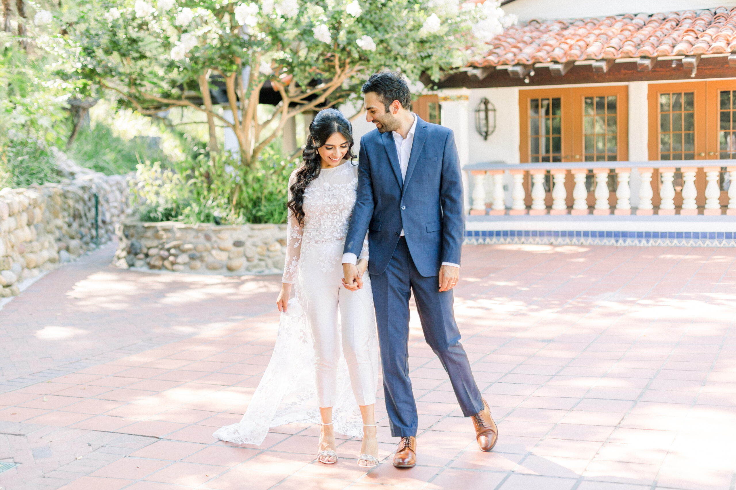 Elegant Indian Couple at Rancho Las Lomas Couples Session by Pattengale Photography