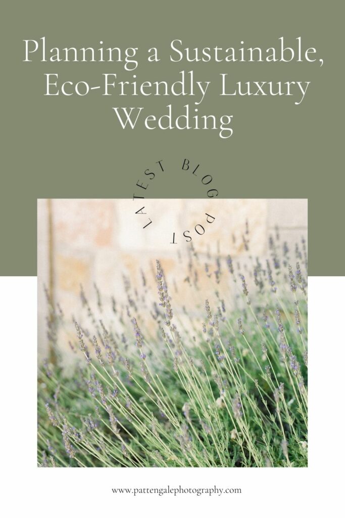 Sustainable Wedding in Southern California Pinterest Graphic