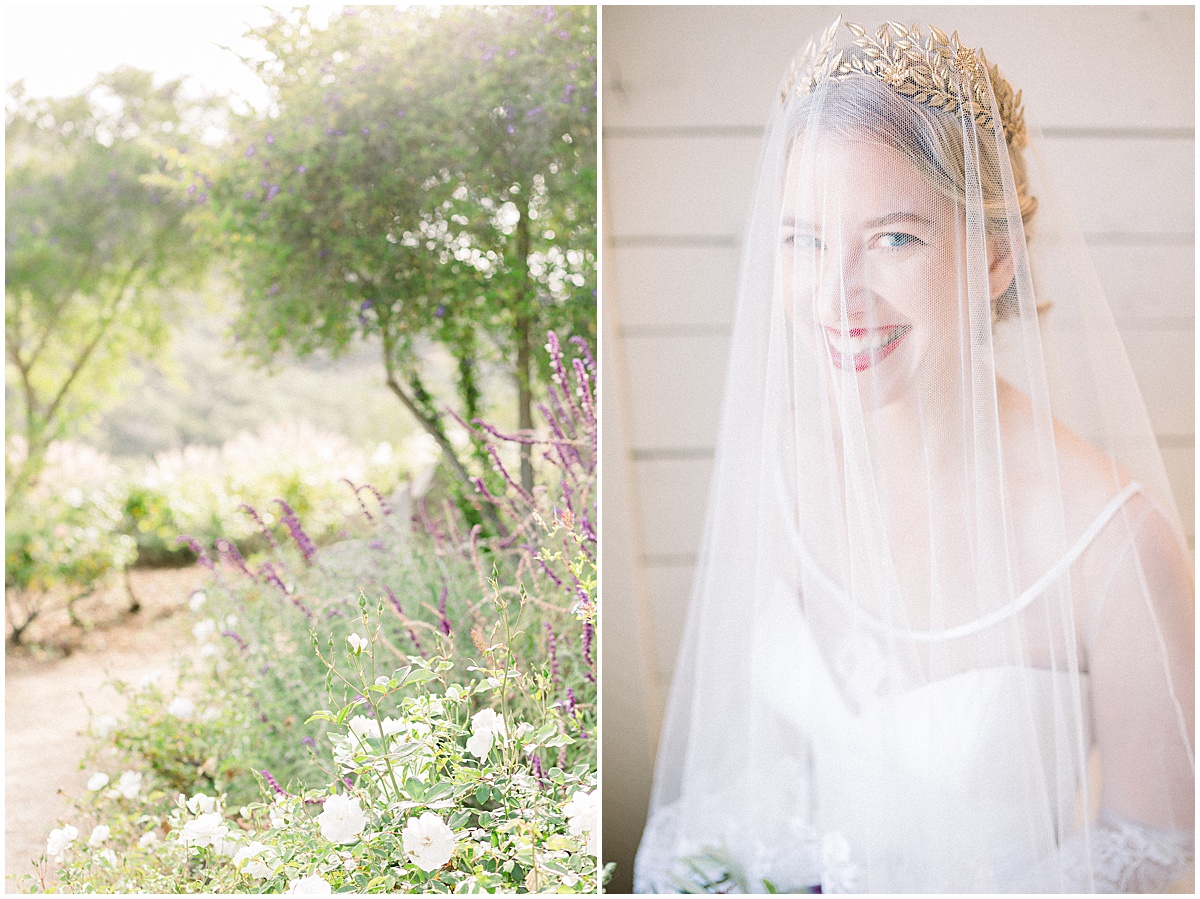 How to Thank Your Parents at Your Wedding - Sunstone Winery wedding landscape & bride by Pattengale Photography 