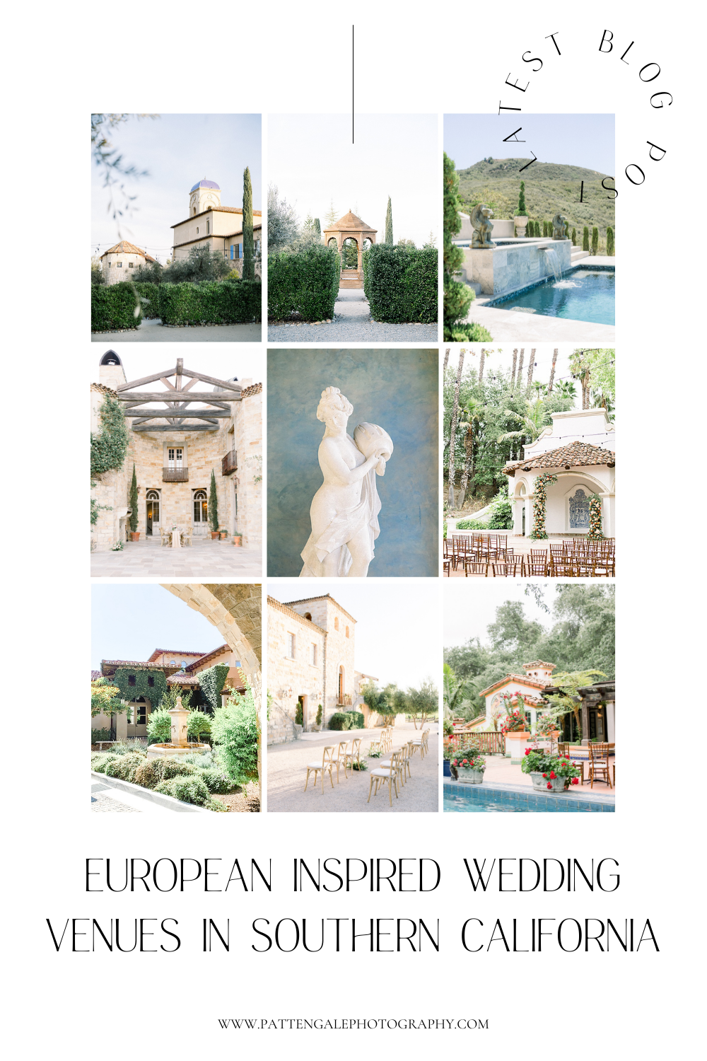 European Inspired Southern California Wedding Venues