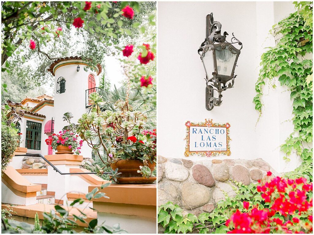 View of onsite restaurante at Rancho Las Lomas Wedding Venue