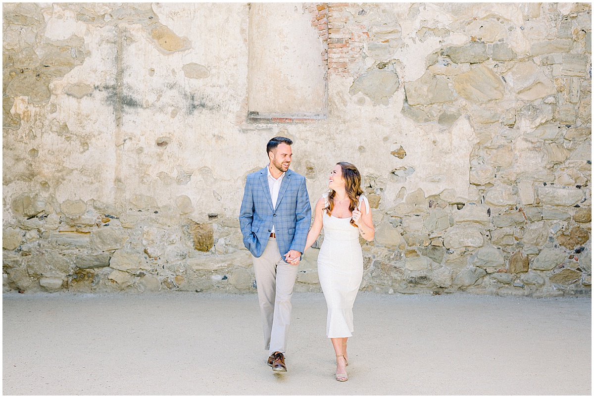 SoCal Engagement session at San Juan Capistrano Missions