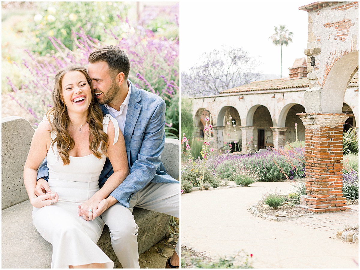 Garden Engagement Photos in SJC Southern California