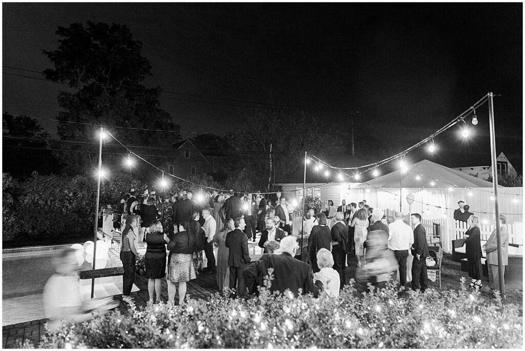 Tented Wedding Reception in Long Island New York captured by LA photographer Pattengale Photography