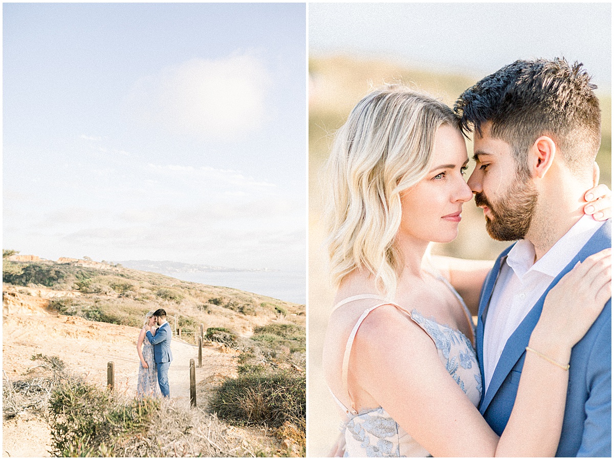 Romantic Fine Art Torrey Pines engagement session