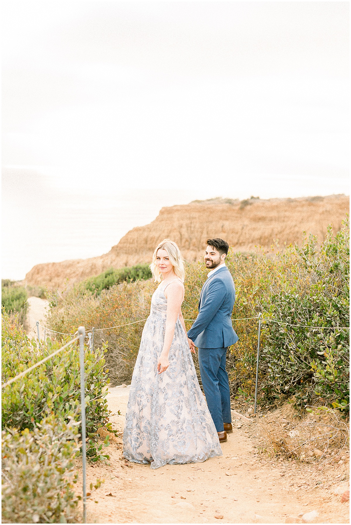 Torrey Pines romantic engagement session